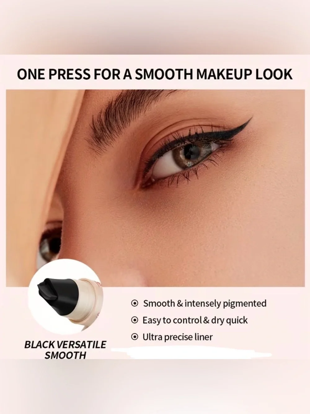 Rotatable Eyeliner Stamp - Black Winged Precision